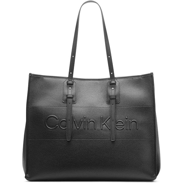 Amazon.com: Calvin Klein Deesha Tailored Tote, Black